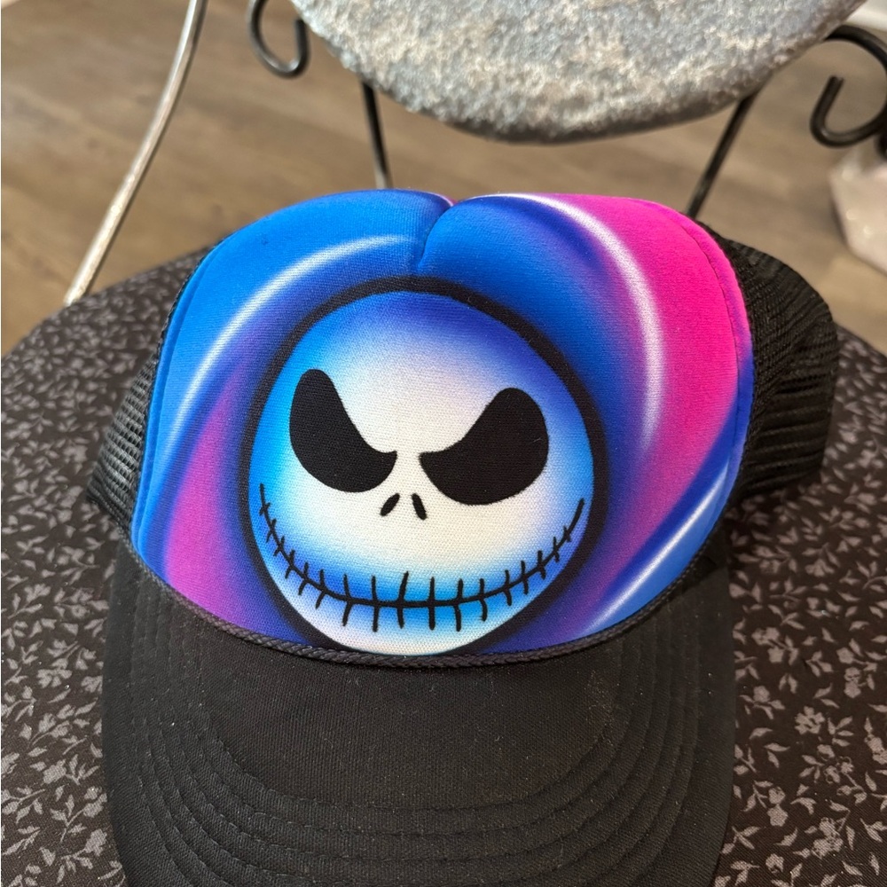 Colorful Jack Skellington Trucker Hat